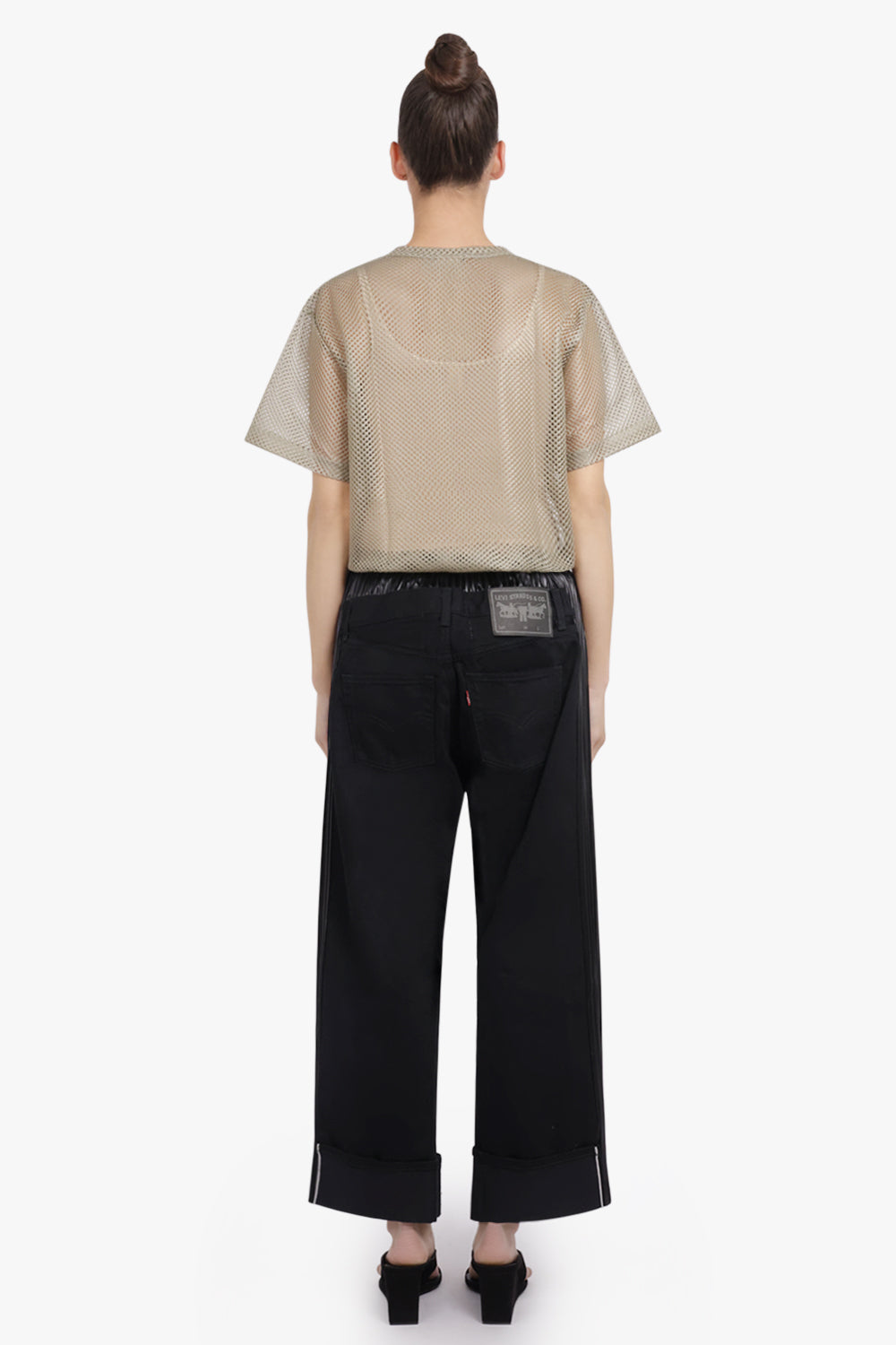 COMME DES GARCONS HOMME PLUS RTW S/S Mesh T-Shirt | Khaki