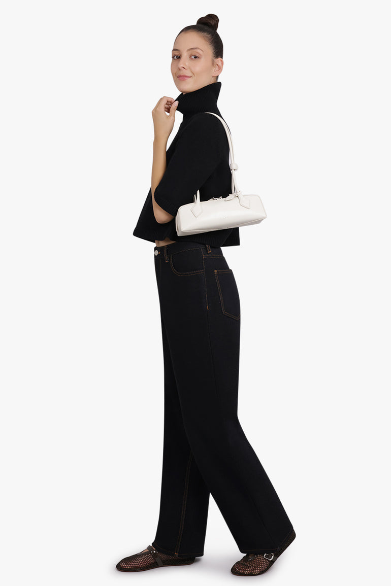 ALAIA BAGS IVORY / White Le Teckel Small Bag | Ivory