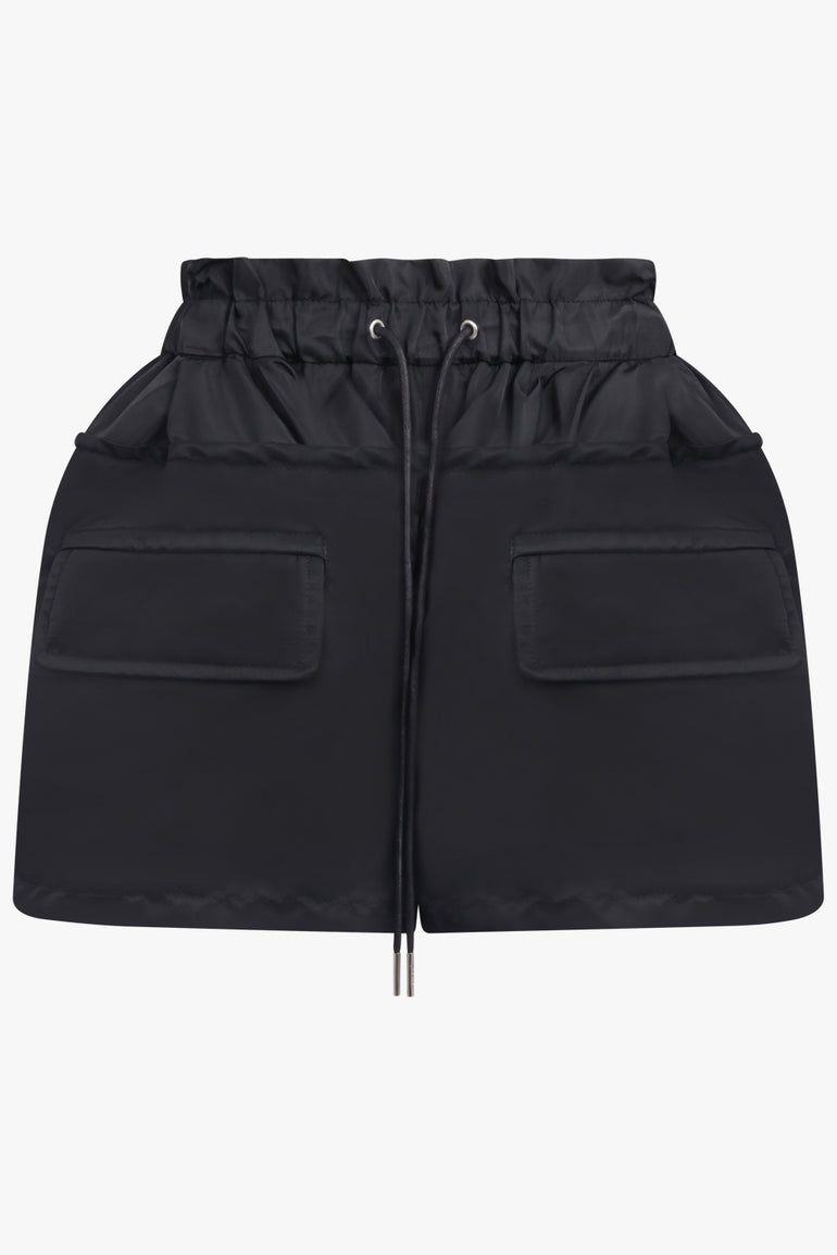 SACAI RTW Padded Panel Shorts With Pocket Detail | Black