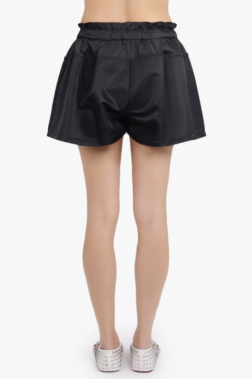 SACAI RTW Padded Panel Shorts With Pocket Detail | Black