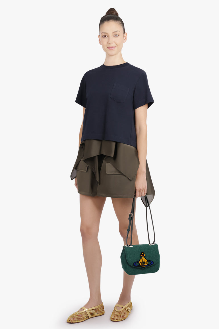 VIVIENNE WESTWOOD BAGS GREEN / Green/Multi Linda Crossbody Orb Bag | Green/Multi