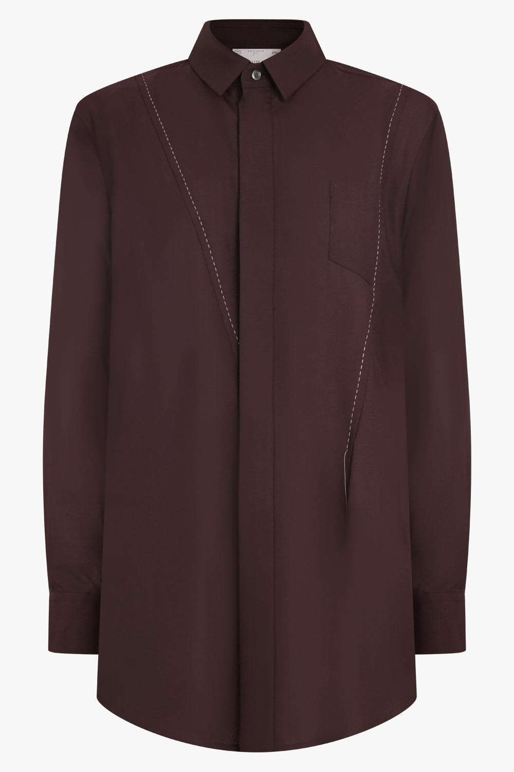 SACAI TIE SIDE T-SHIRT S/SL OFF WHITE NEW SEASON PARLOUR X SYDNEY