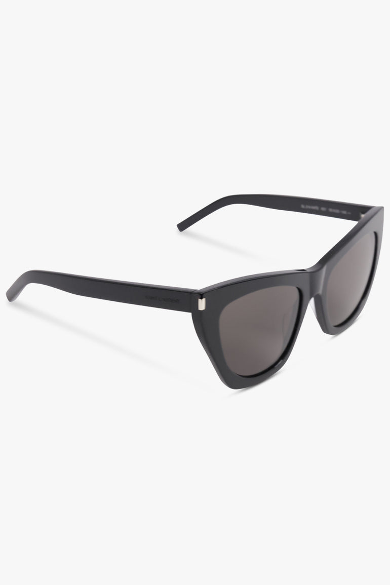 SAINT LAURENT ACCESSORIES BLACK SL 214 Kate Sunglasses | Black