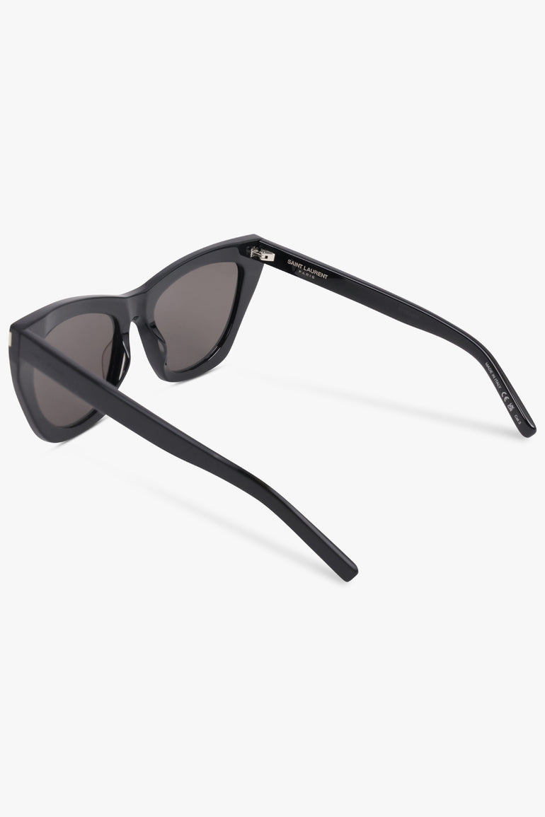 SAINT LAURENT ACCESSORIES BLACK SL 214 Kate Sunglasses | Black