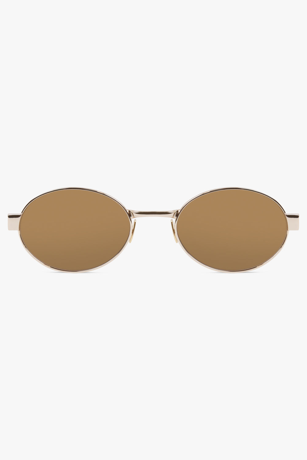 SAINT LAURENT Accessories Brown / Brown/Gold SL 692 Round Eye Sunglasses | Brown/Gold