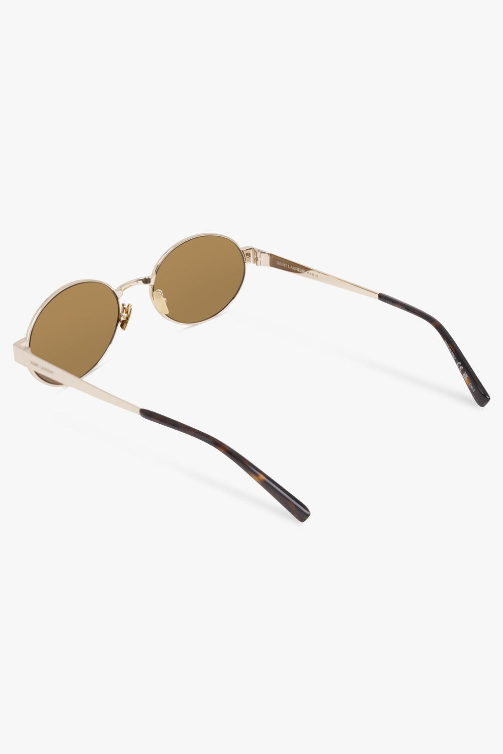 SAINT LAURENT Accessories Brown / Brown/Gold SL 692 Round Eye Sunglasses | Brown/Gold