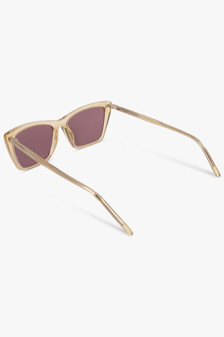 SAINT LAURENT ACCESSORIES MULTI / Yellow/Purple SL 737 Mica Thin Sunglasses | Yellow/Purple