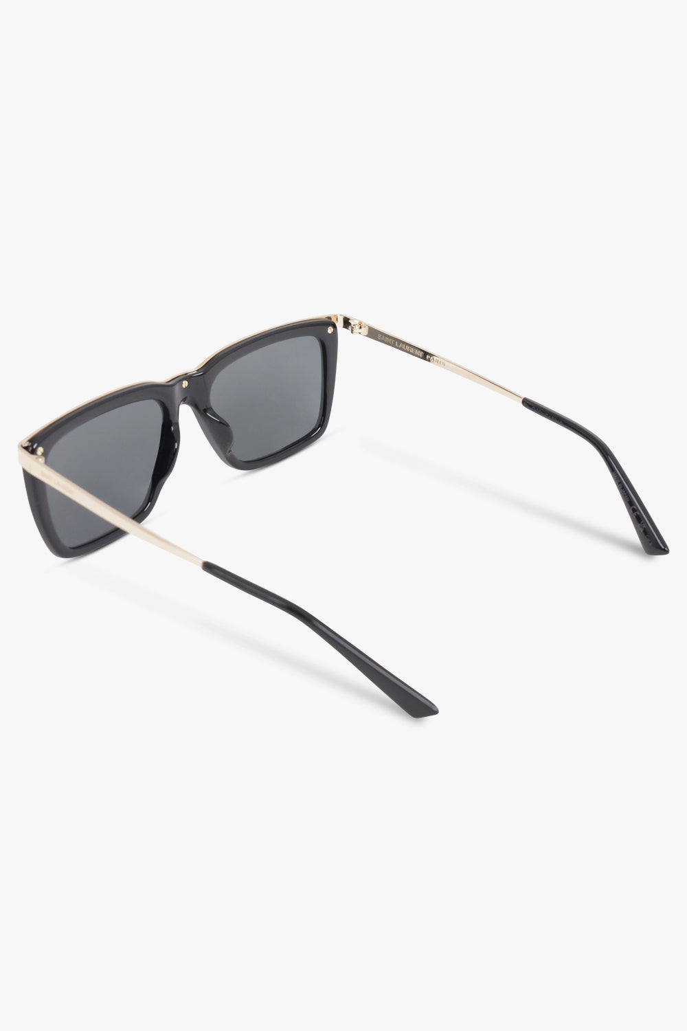 SAINT LAURENT Accessories Black / Black/Gold SL 765 Rectangle Sunglasses | Black/Gold