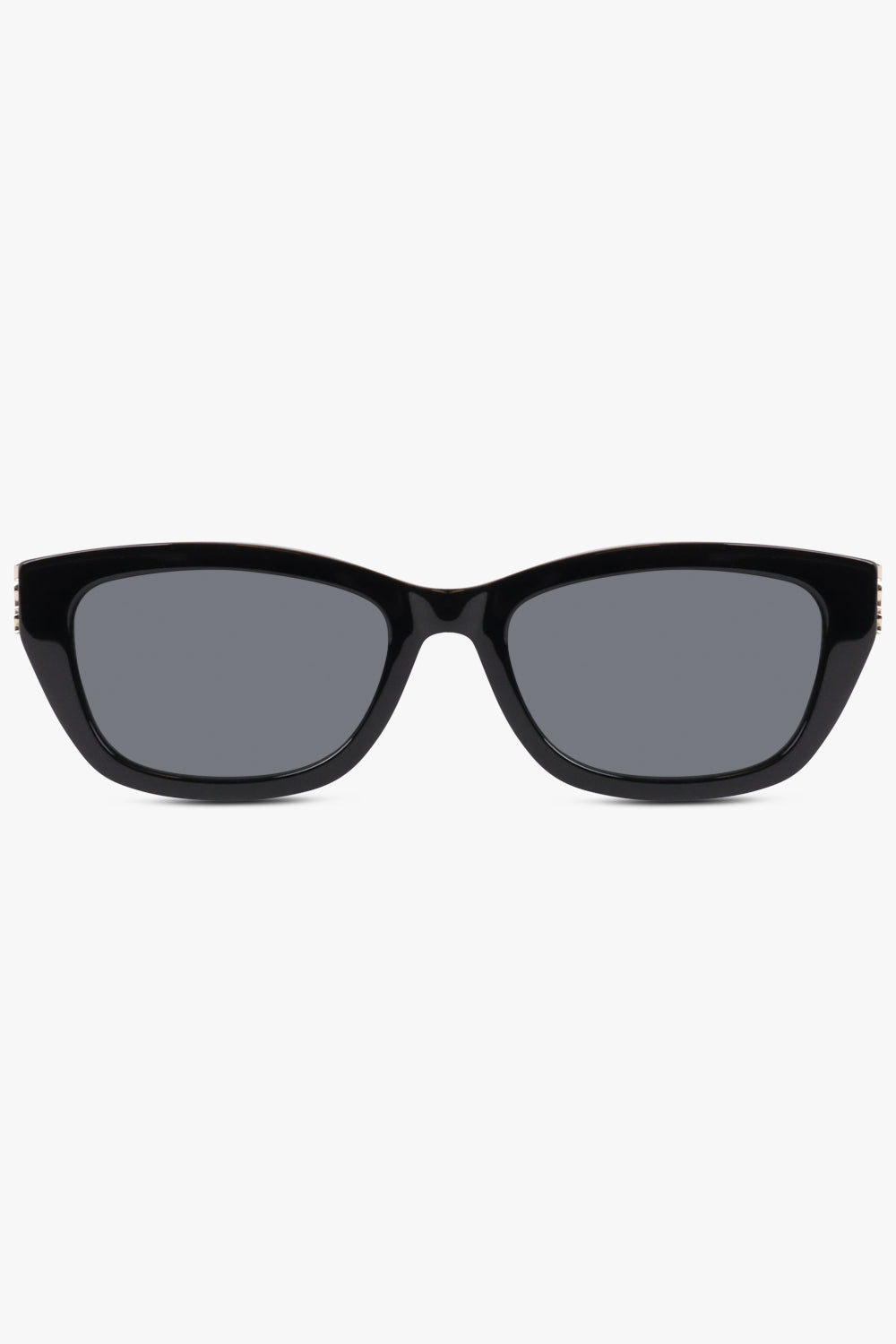 SAINT LAURENT ACCESSORIES BLACK / Black SL M153 Rectangular Monogramme Sunglasses | Black