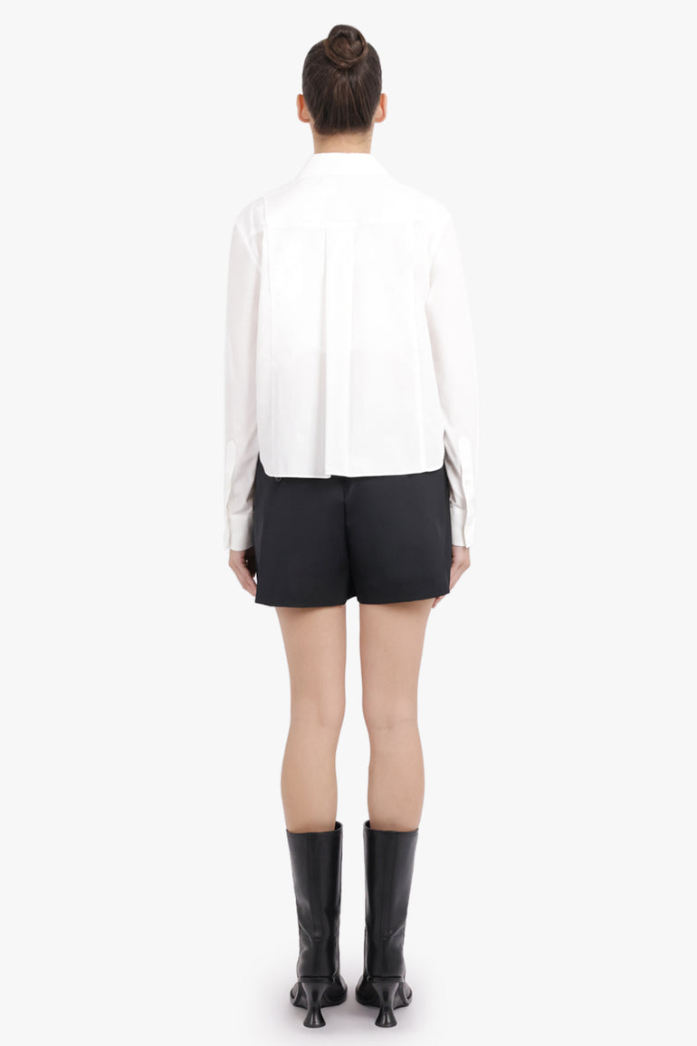 SACAI RTW Suiting Contrast Short | Black