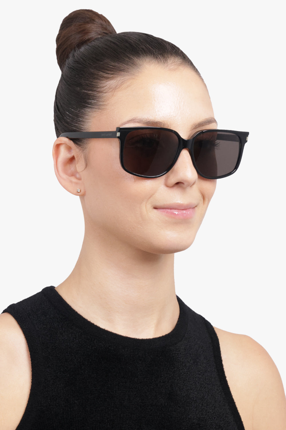 SAINT LAURENT ACCESSORIES BLACK SL 489 SUNGLASSES | BLACK
