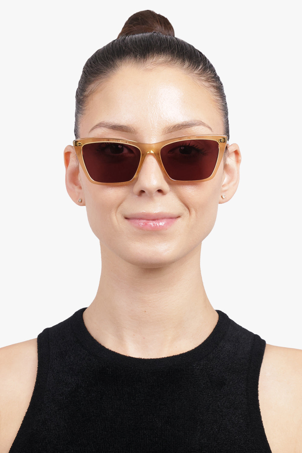 SAINT LAURENT ACCESSORIES BROWN / Amber Brown SL 737 Mica Thin Sunglasses | Amber Brown