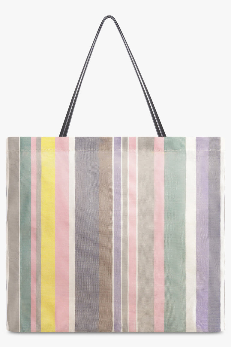 THE ROW BAGS STRIPE / Pink/Multi Barn Mesh Tote | Pink/Multi