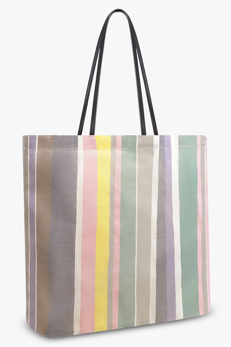THE ROW BAGS STRIPE / Pink/Multi Barn Mesh Tote | Pink/Multi