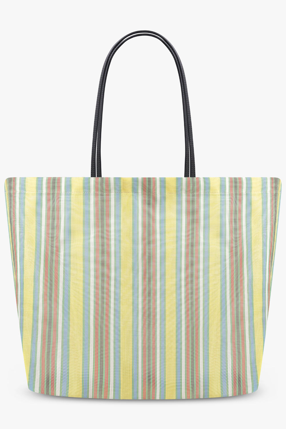 THE ROW BAGS STRIPE / Yellow/Multi Barn Mesh Tote | Yellow/Multi