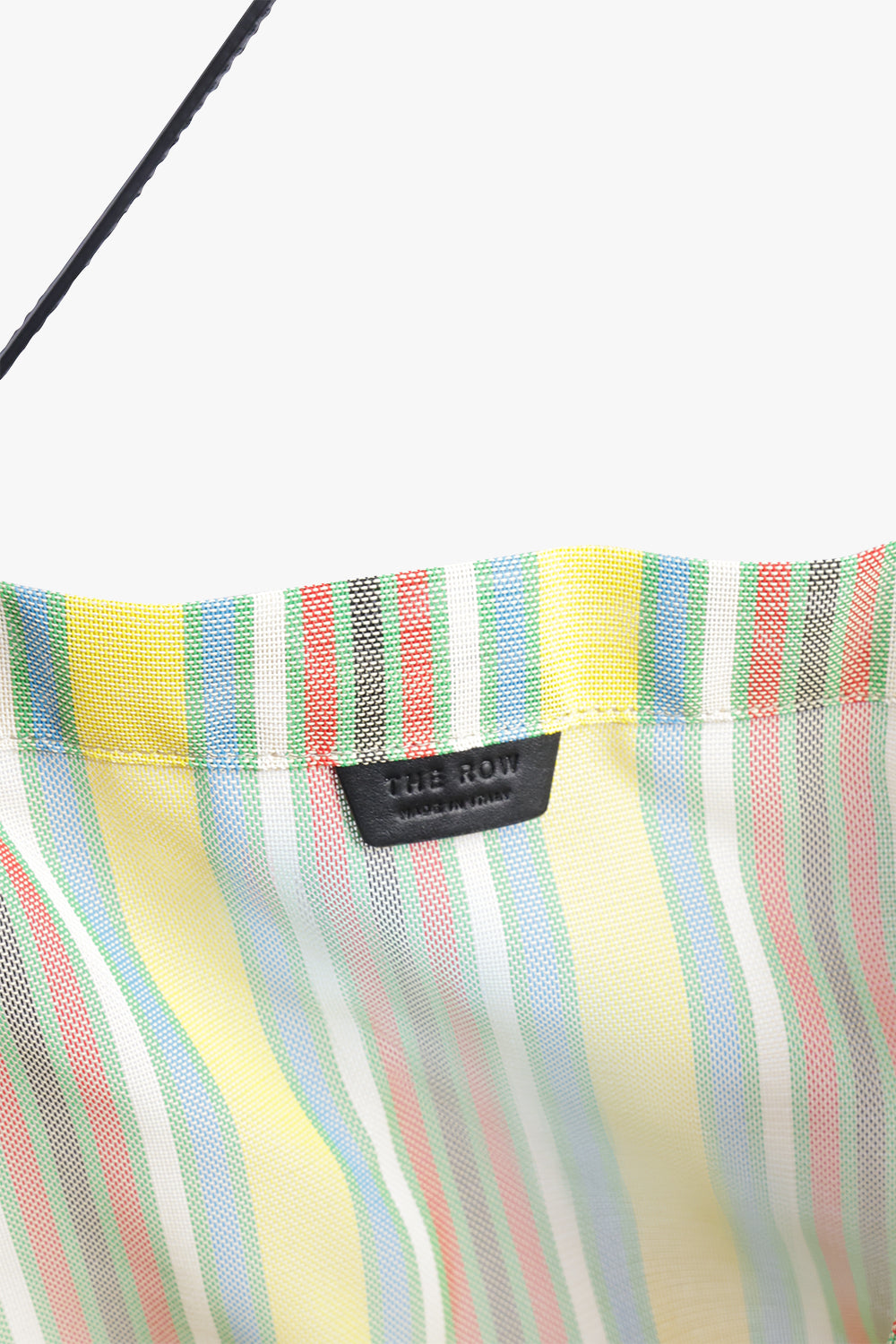 THE ROW BAGS STRIPE / Yellow/Multi Barn Mesh Tote | Yellow/Multi