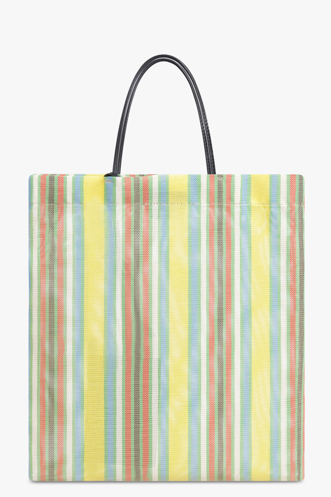 THE ROW BAGS STRIPE / Yellow/Multi Barn Mini Mesh Tote | Yellow/Multi