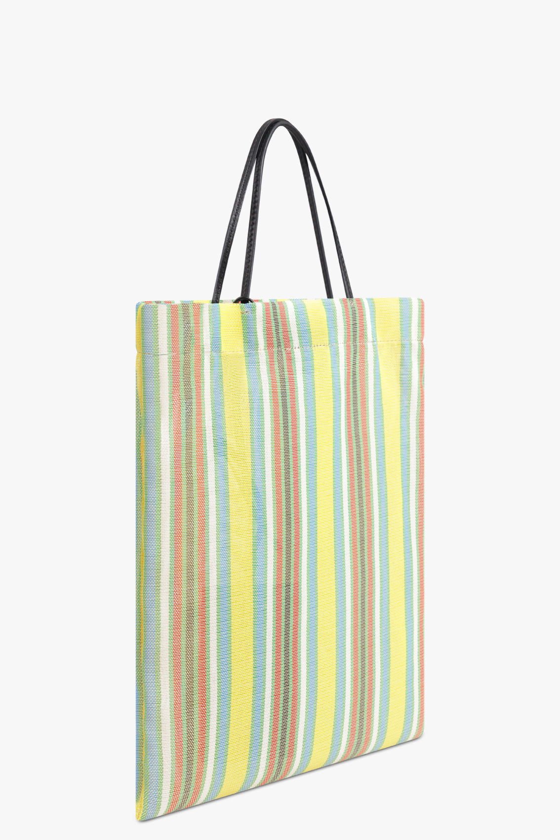 THE ROW BAGS STRIPE / Yellow/Multi Barn Mini Mesh Tote | Yellow/Multi