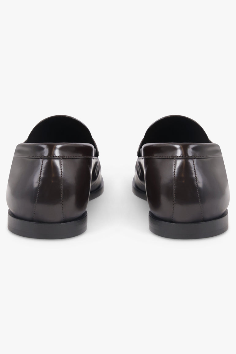 THE ROW SHOES Mens Style Shiny Tassel Loafer | Espresso