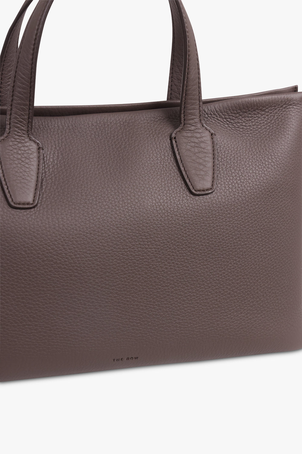 THE ROW BAGS Brown / Deep Brown Marcel Top Handle Bag | Deep Brown