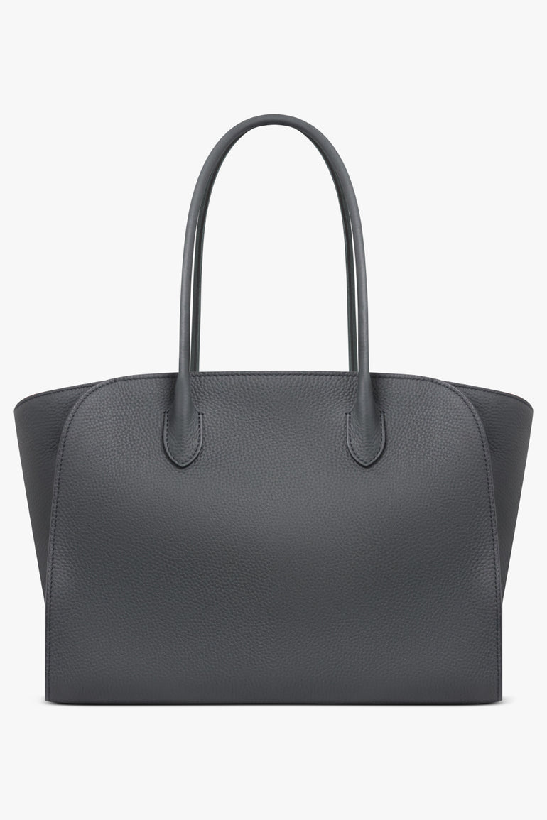 THE ROW BAGS BLACK / Dark Pine Black Marlo 14 Tote Bag | Dark Pine Black