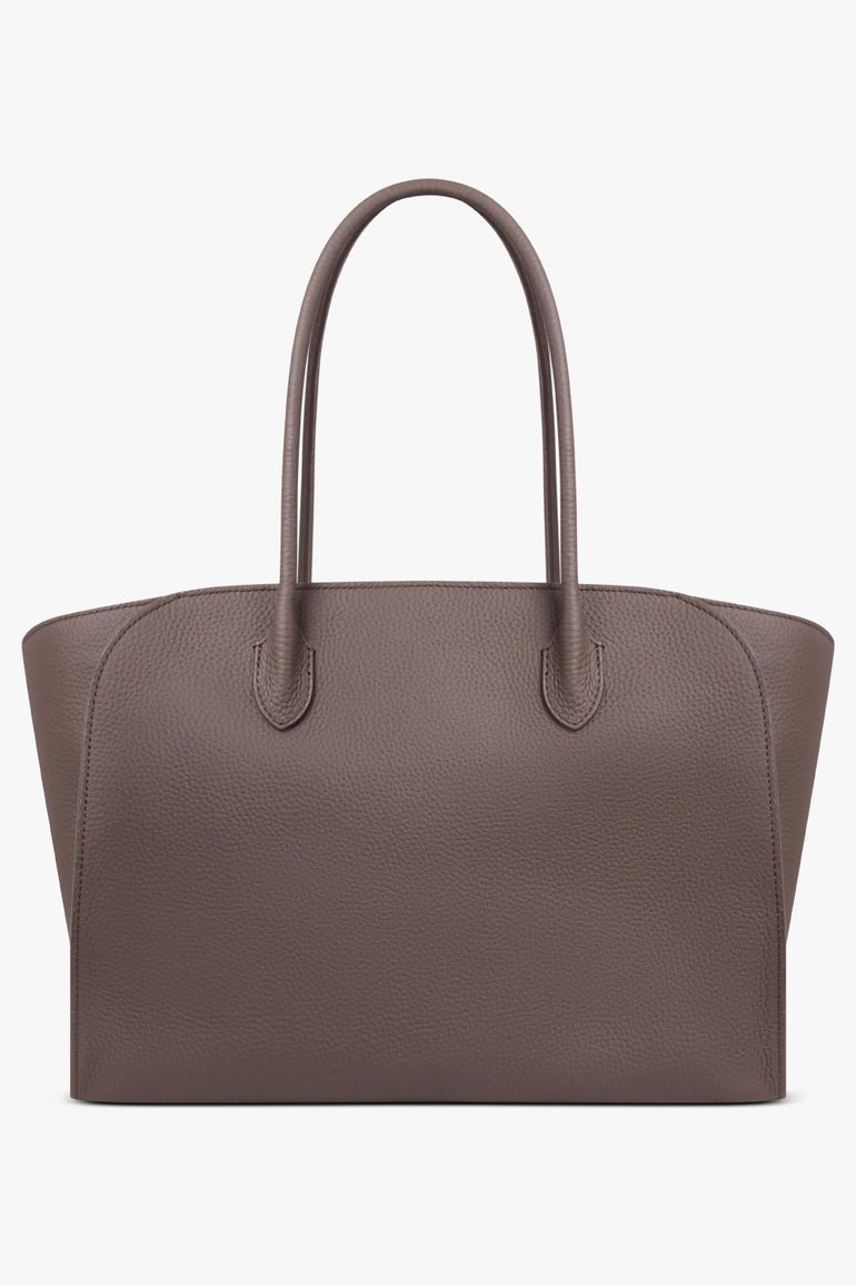 THE ROW BAGS BROWN / Deep Brown Marlo 14 Tote Bag | Deep Brown