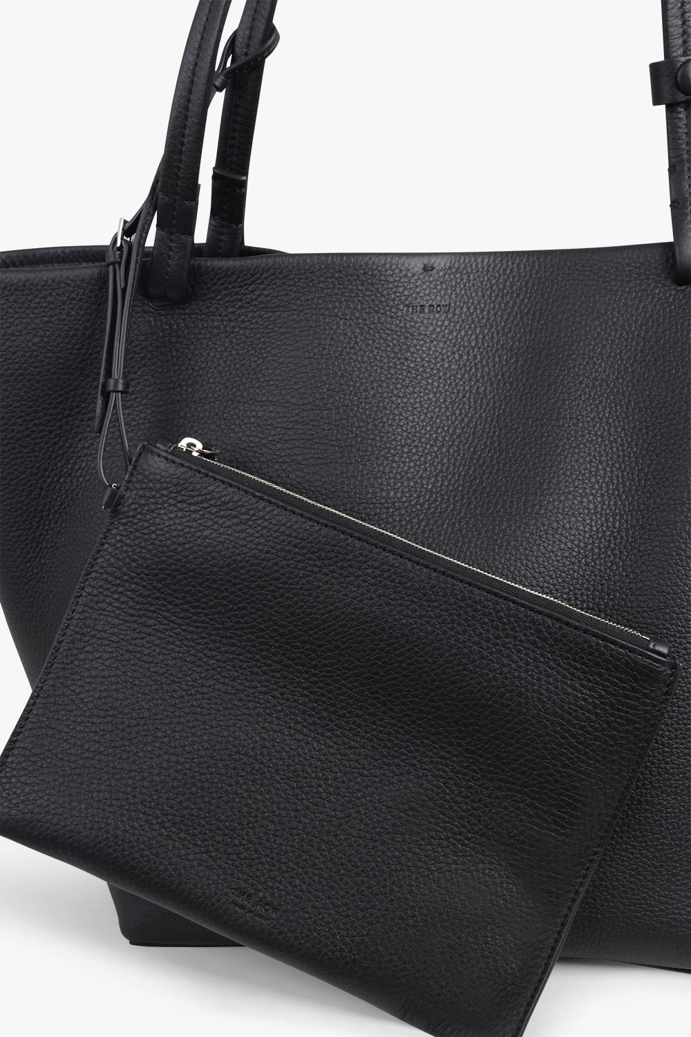 THE ROW BAGS BLACK / Black Park Tote Three Bag | Black