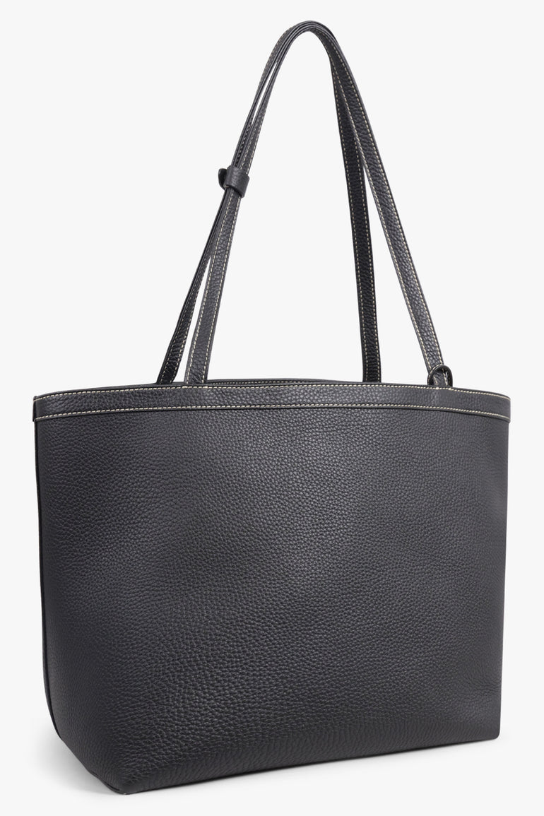 THE ROW Bags BLACK / Black Park Tote Three Stitch | Black