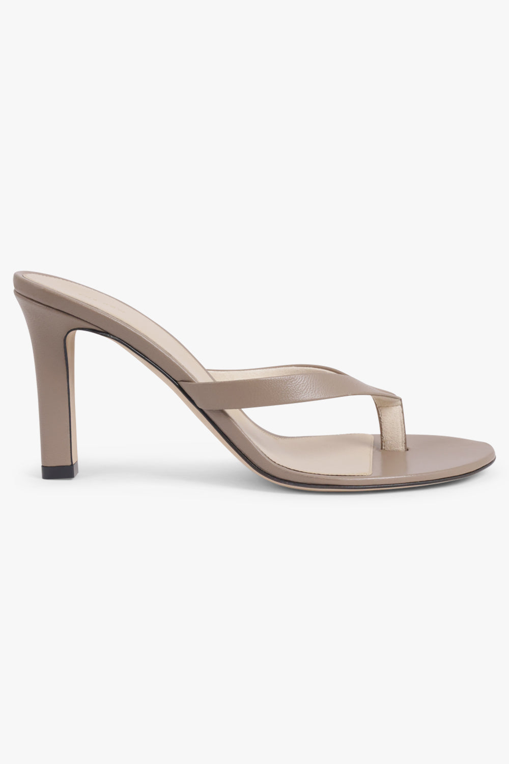 THE ROW SHOES Sacha 90MM Thong Heel | Beige Grey