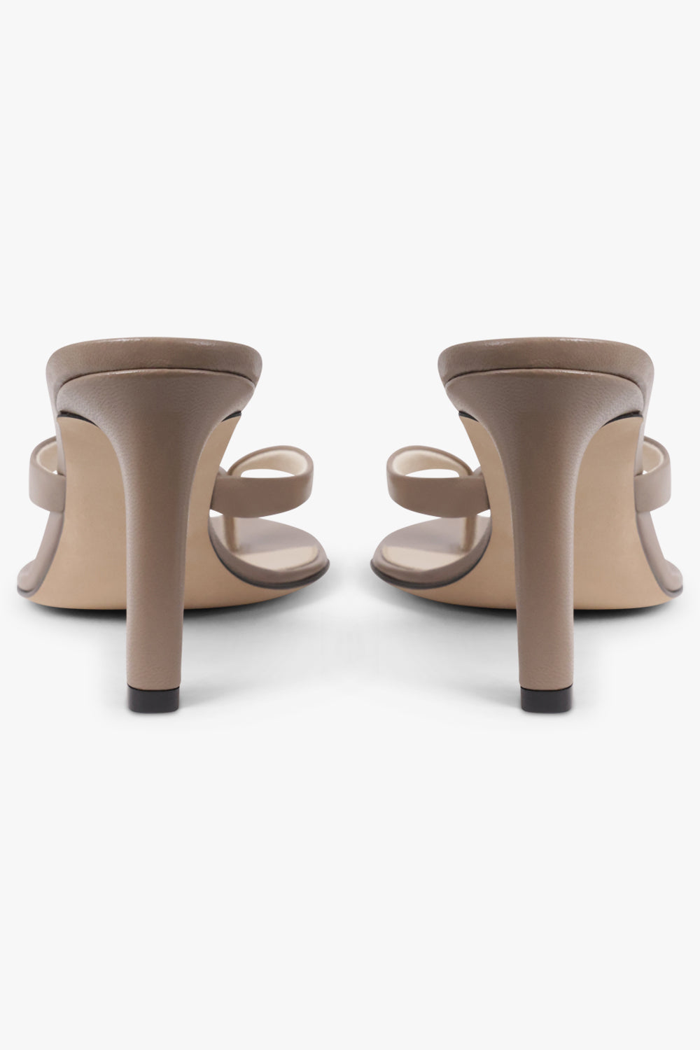 THE ROW SHOES Sacha 90MM Thong Heel | Beige Grey