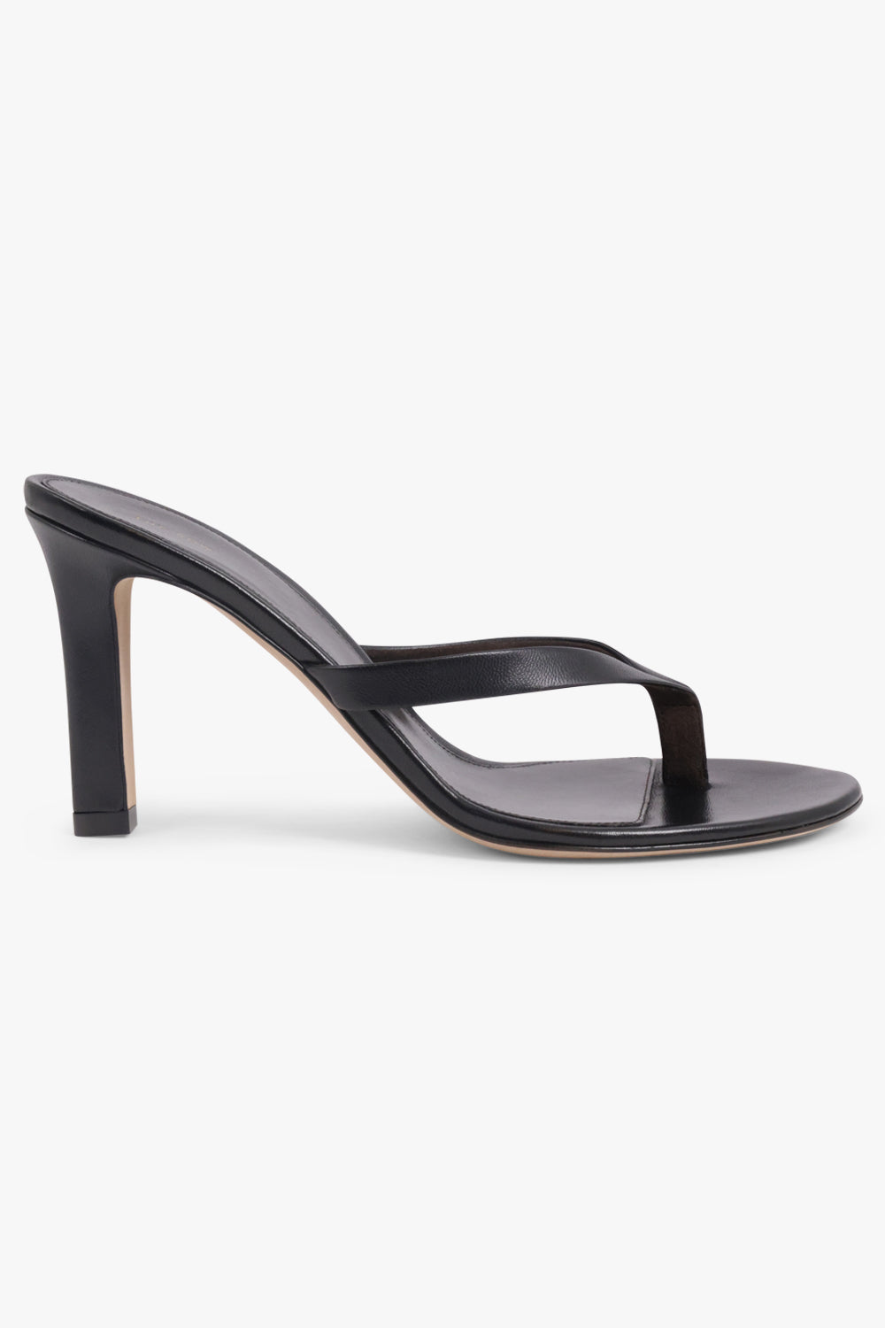 THE ROW SHOES Sacha 90MM Thong Heel | Black