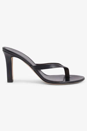 THE ROW SHOES Sacha 90MM Thong Heel | Black