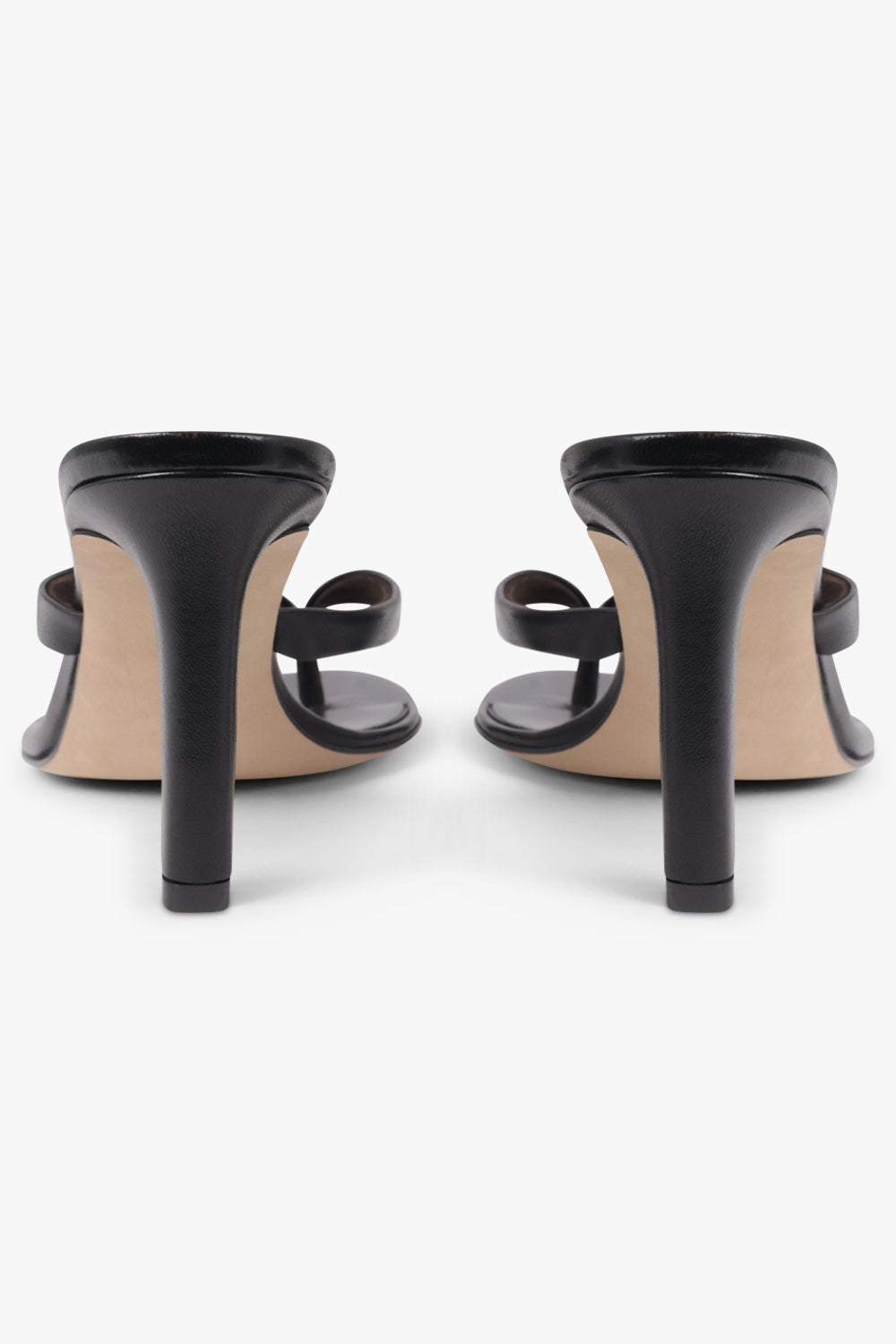 THE ROW SHOES Sacha 90MM Thong Heel | Black