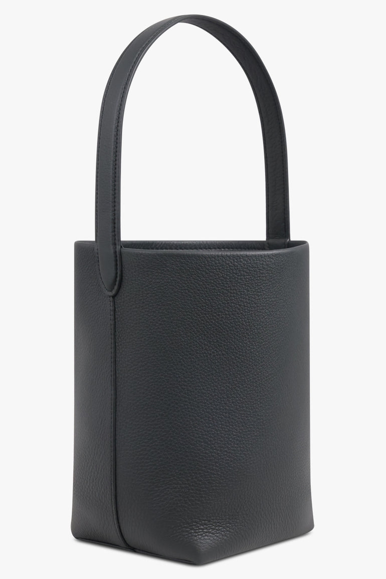 THE ROW BAGS Black / Dark Pine Black Small N/S Tote Bag | Dark Pine Black