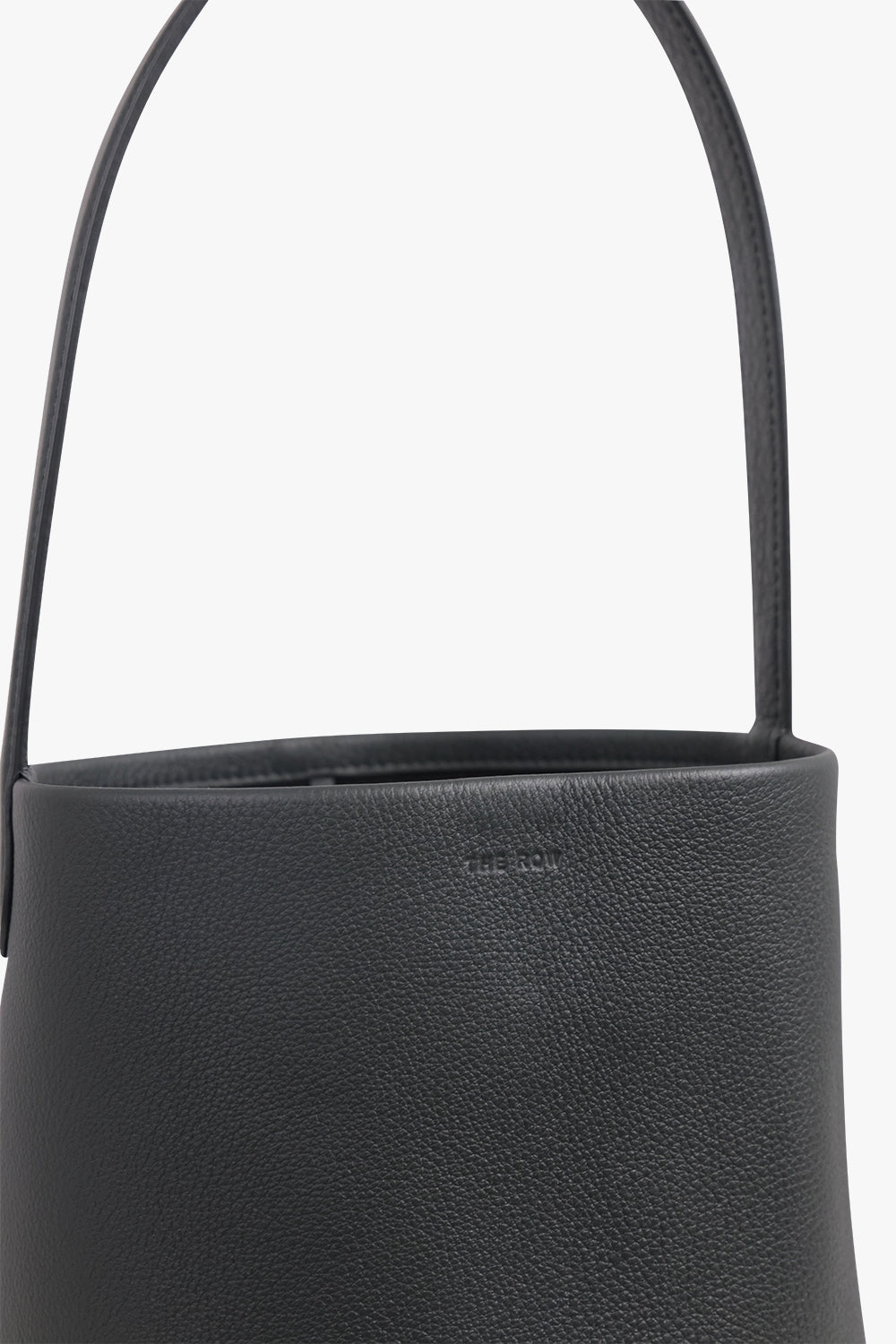 THE ROW BAGS Black / Dark Pine Black Small N/S Tote Bag | Dark Pine Black