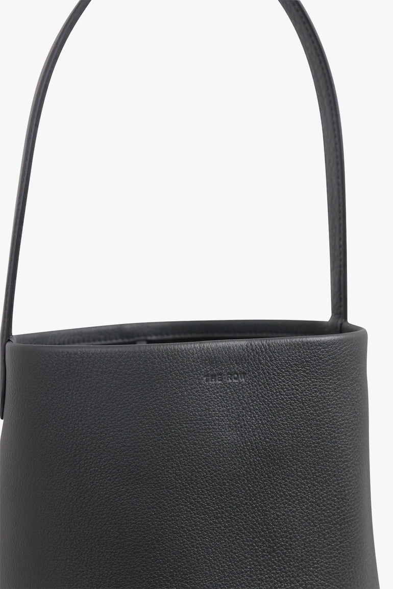 THE ROW BAGS Black / Dark Pine Black Small N/S Tote Bag | Dark Pine Black