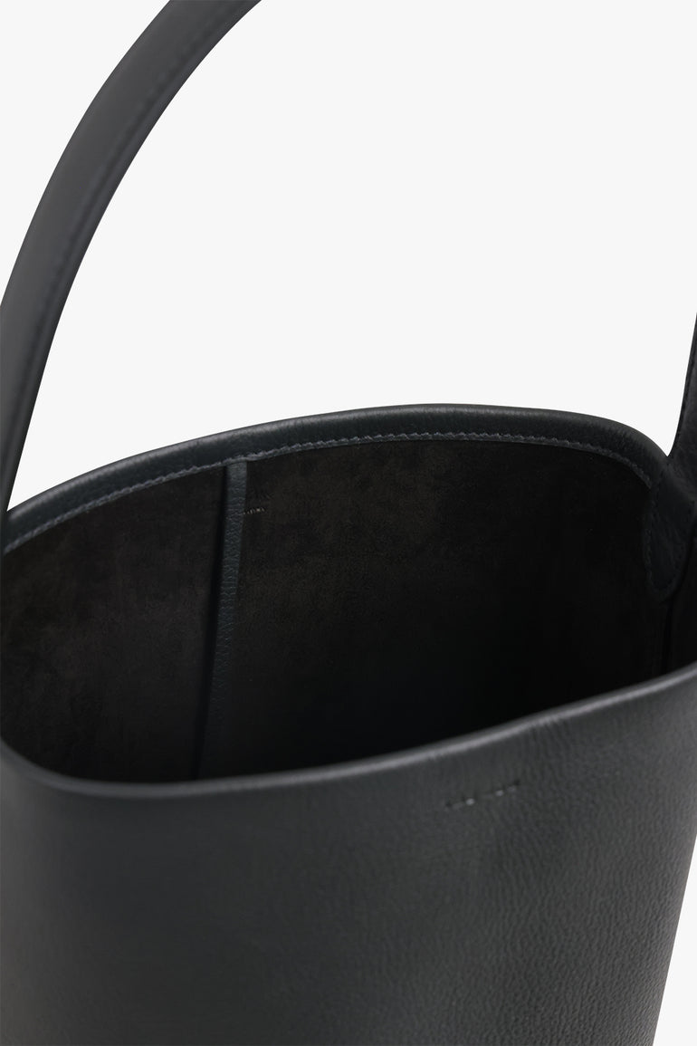 THE ROW BAGS Black / Dark Pine Black Small N/S Tote Bag | Dark Pine Black