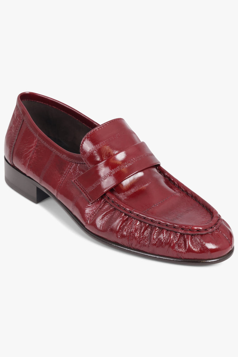 THE ROW SHOES Soft Loafer | Deep Red