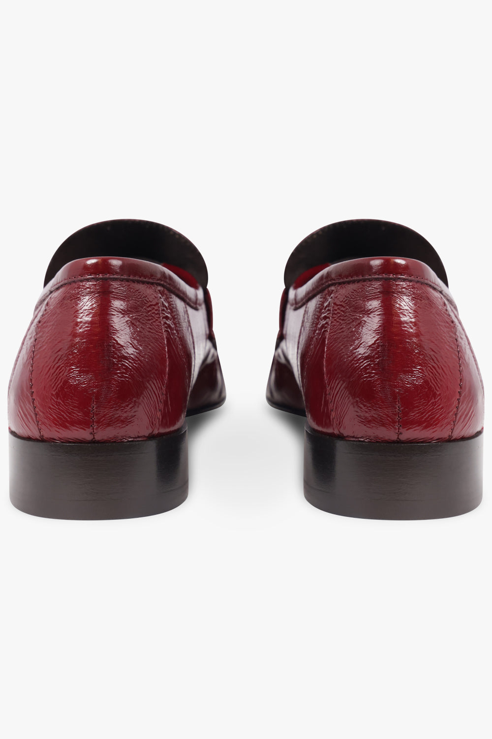 THE ROW SHOES Soft Pleat Loafer | Deep Red