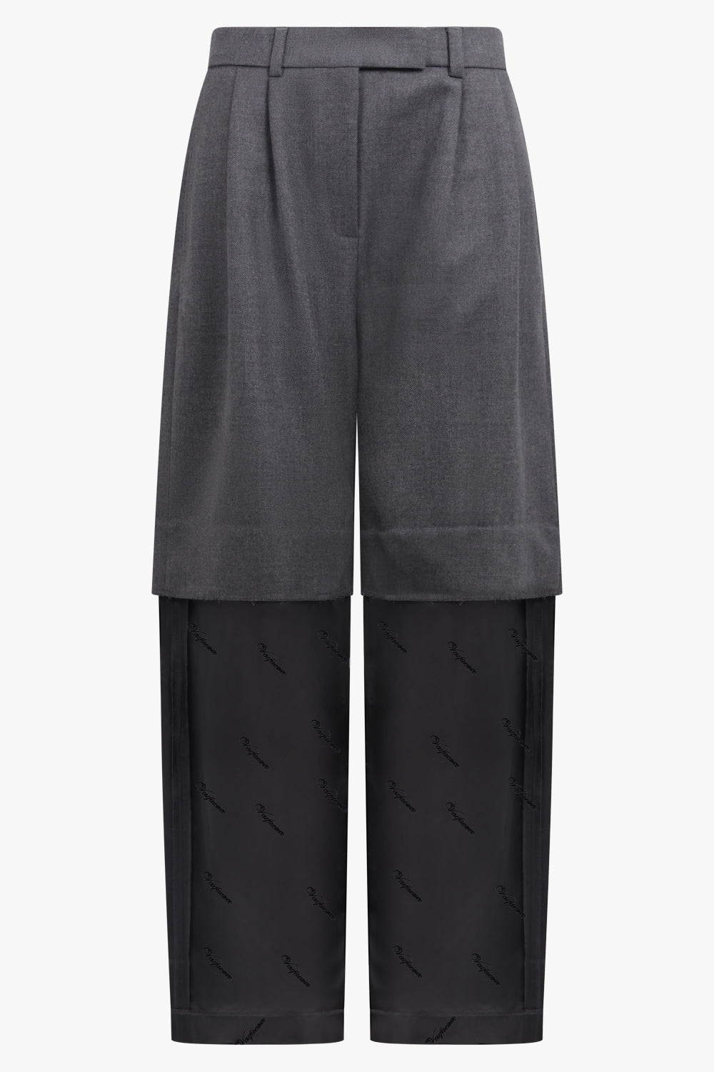 VAQUERA RTW Suiting Layer Wide Leg Pant | Dark Grey