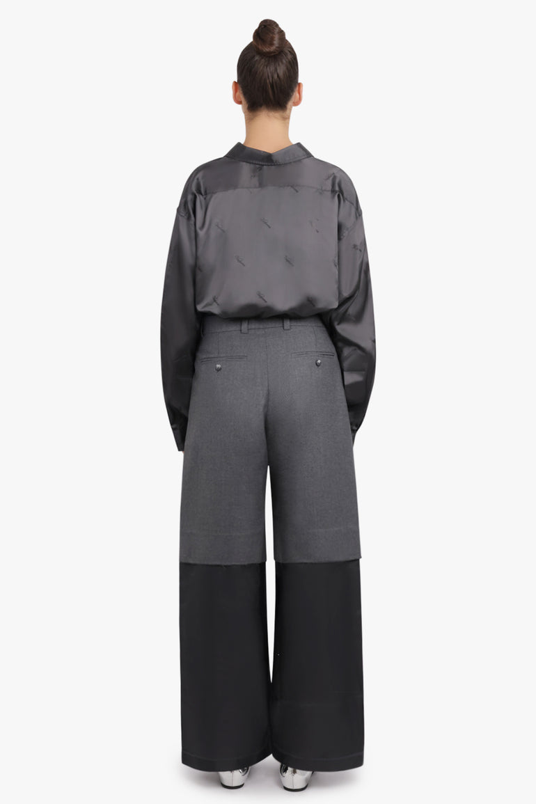 VAQUERA RTW Suiting Layer Wide Leg Pant | Dark Grey