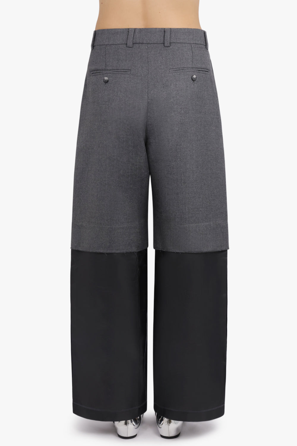 VAQUERA RTW Suiting Layer Wide Leg Pant | Dark Grey