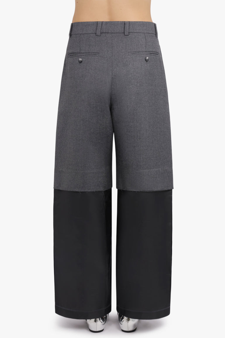 VAQUERA RTW Suiting Layer Wide Leg Pant | Dark Grey