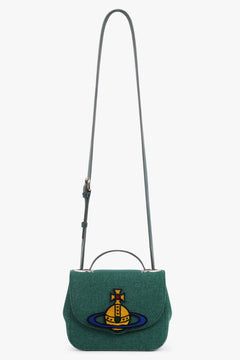 VIVIENNE WESTWOOD BAGS GREEN / Green/Multi Linda Crossbody Orb Bag | Green/Multi