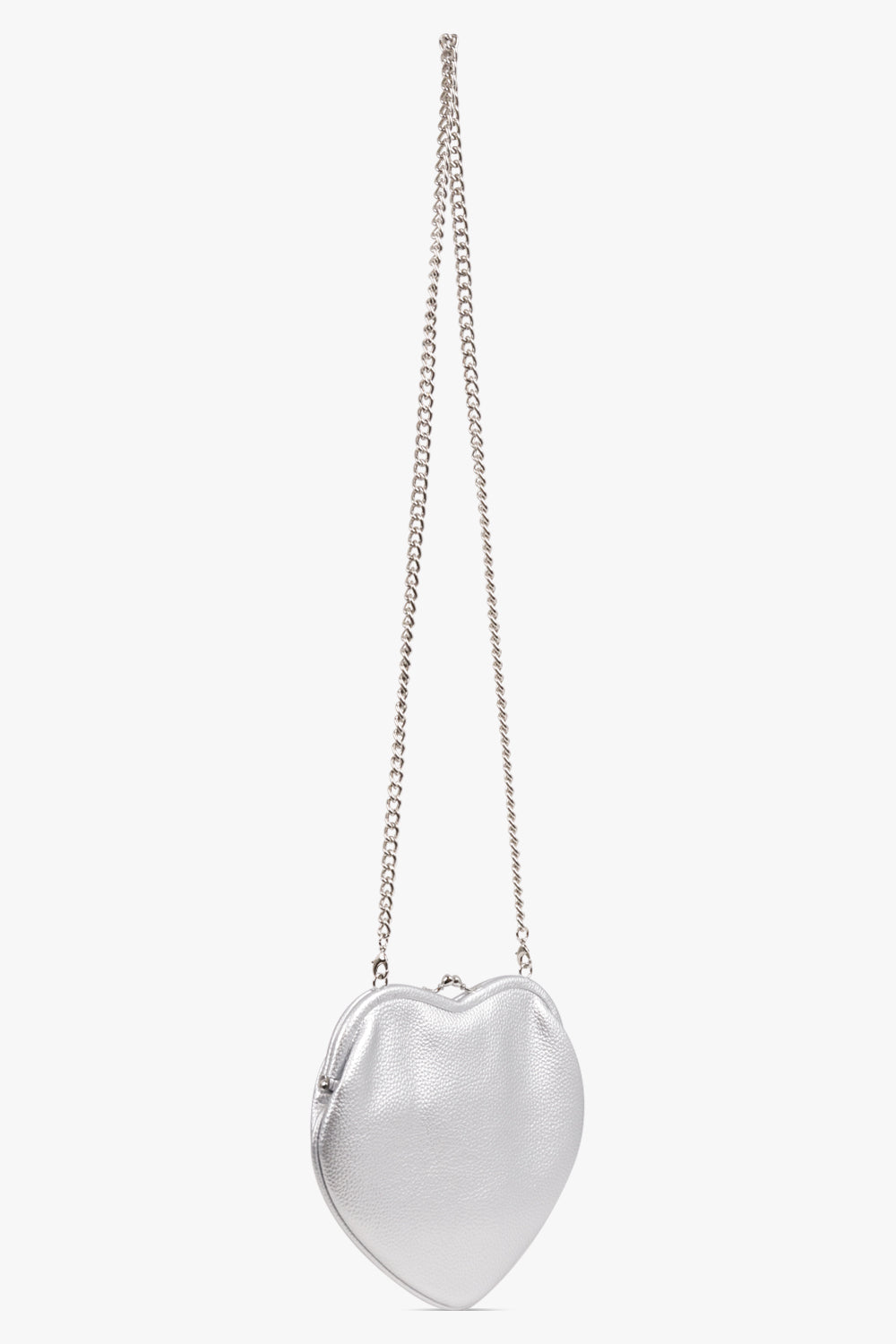 VIVIENNE WESTWOOD BAGS SILVER / Silver Belle Heart Frame Purse | Silver