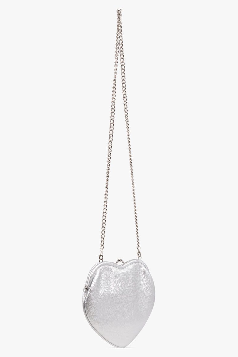 VIVIENNE WESTWOOD BAGS SILVER / Silver Belle Heart Frame Purse | Silver