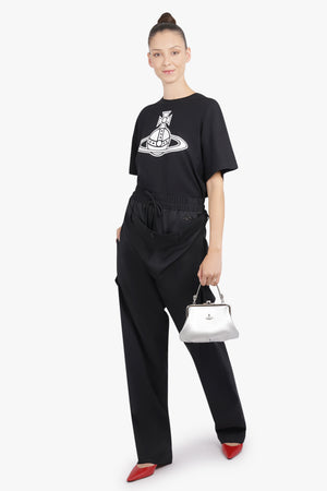 VIVIENNE WESTWOOD RTW Paris Orb Print Boxy T-Shirt | Black/White