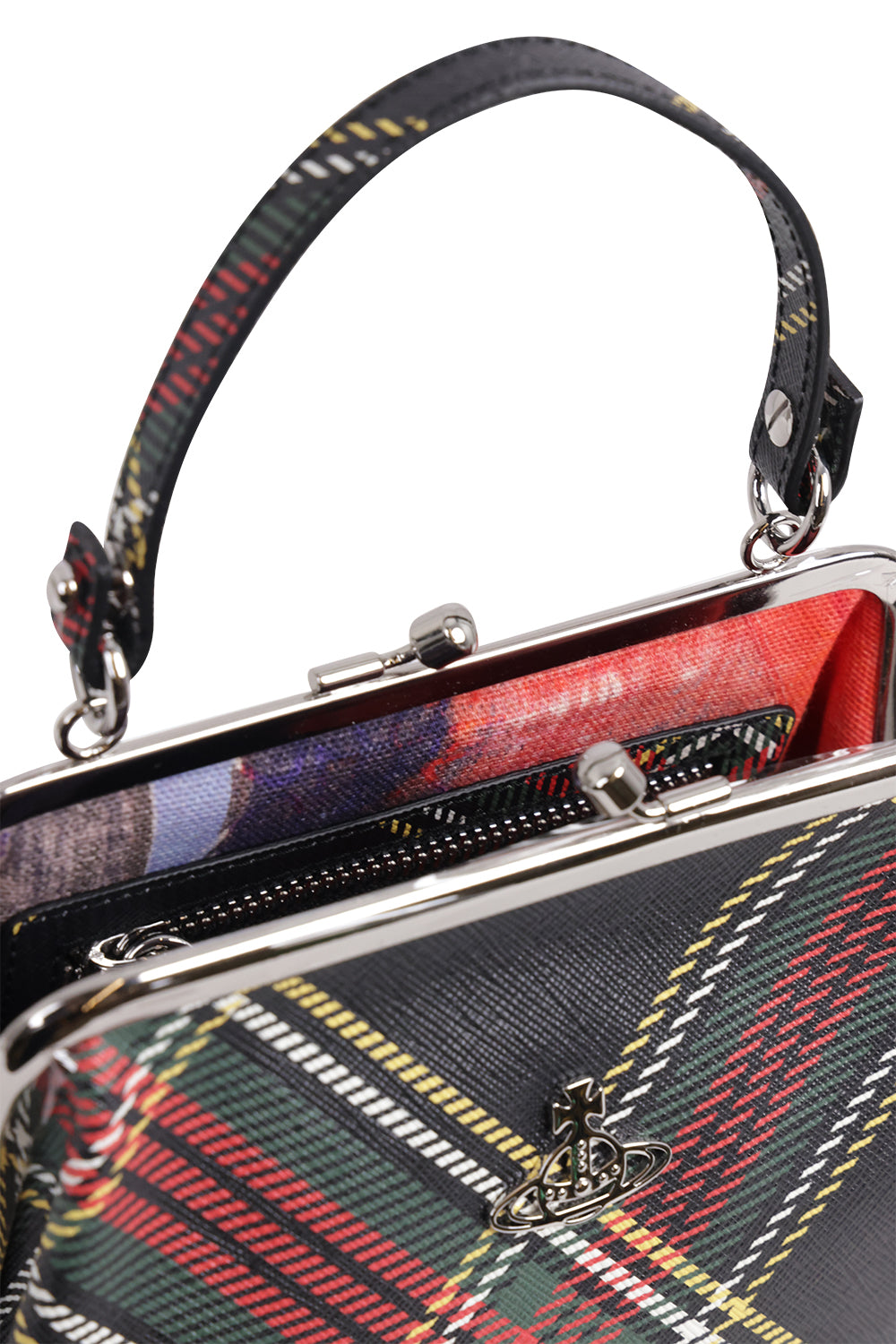 Granny Silhouette Orb Frame Print Purse | Tartan – Parlour X