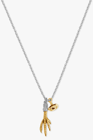 VIVIENNE WESTWOOD JEWELLERY MULTI / Silver/Gold Joselita Chicken Foot X Orb Pendant Necklace | Silver/Gold