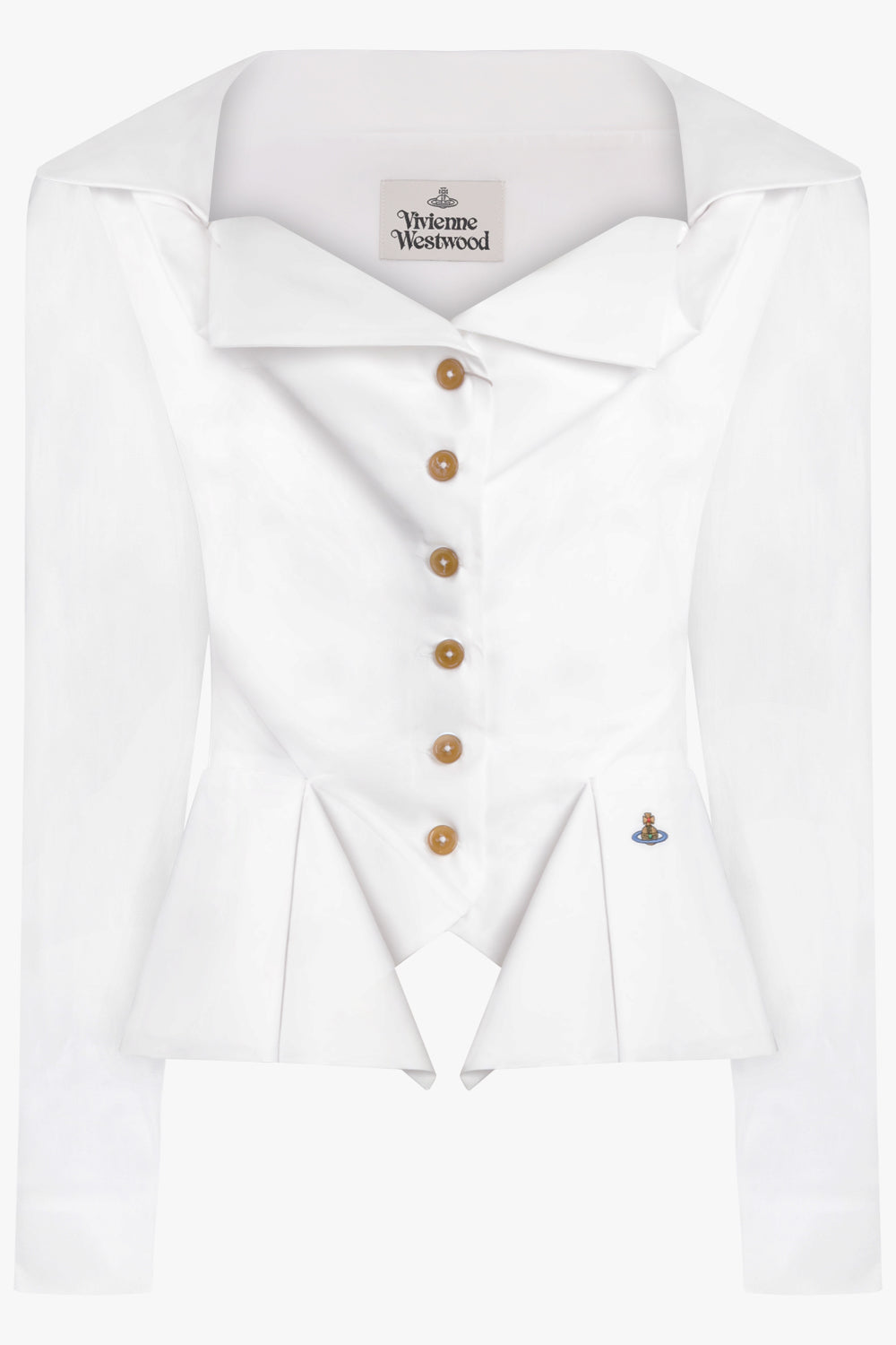 VIVIENNE WESTWOOD RTW Monday L/S Button Down Shirt | White